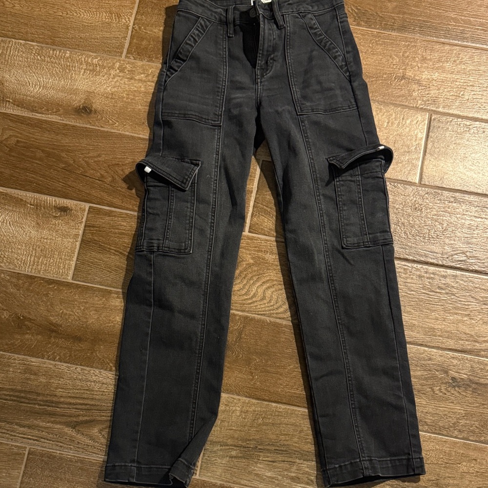 Black Cargo Pants by Hidden